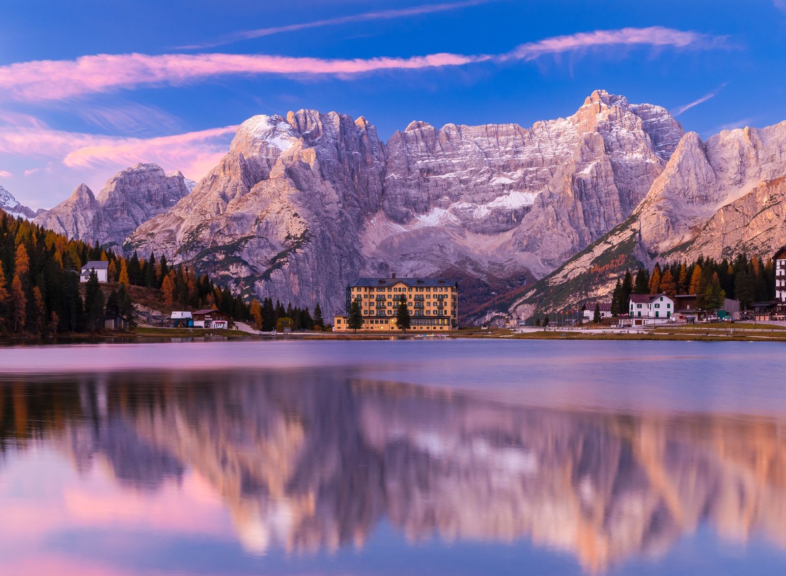 Grand Hotel am Misurina See